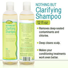 Nothing But Clarifying Shampoo Detox lather demonstrates rich foam for scalp cleansing