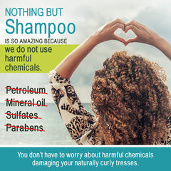 Nothing But Clarifying Shampoo Detox pour enables easy application before treatments