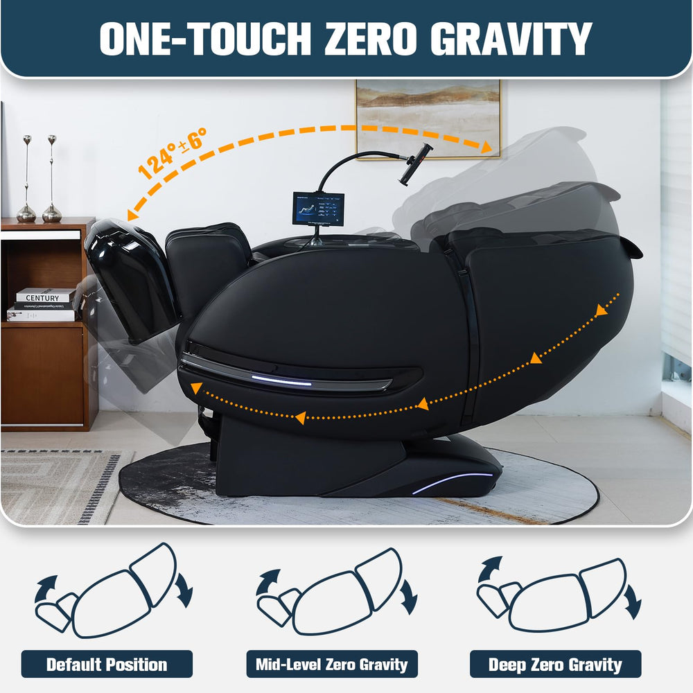 Notired massage chair full-body airbag visual shows comprehensive shoulder to feet coverage