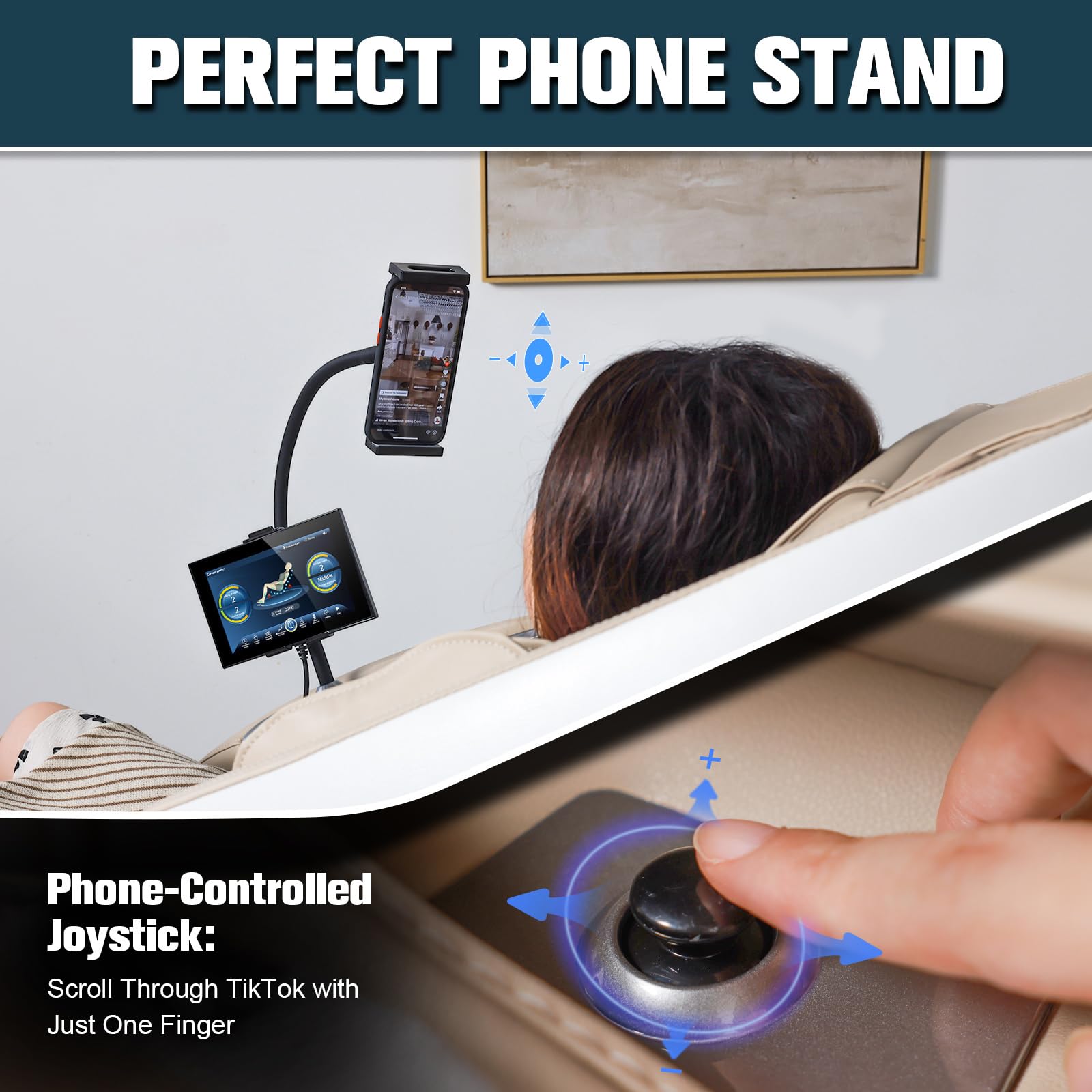 Notired massage chair zero-gravity mode promotes a weightless, relaxing recline.