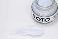 Noto Botanics Moisture Riser Cream packaging highlights clean, paraben-free formula.