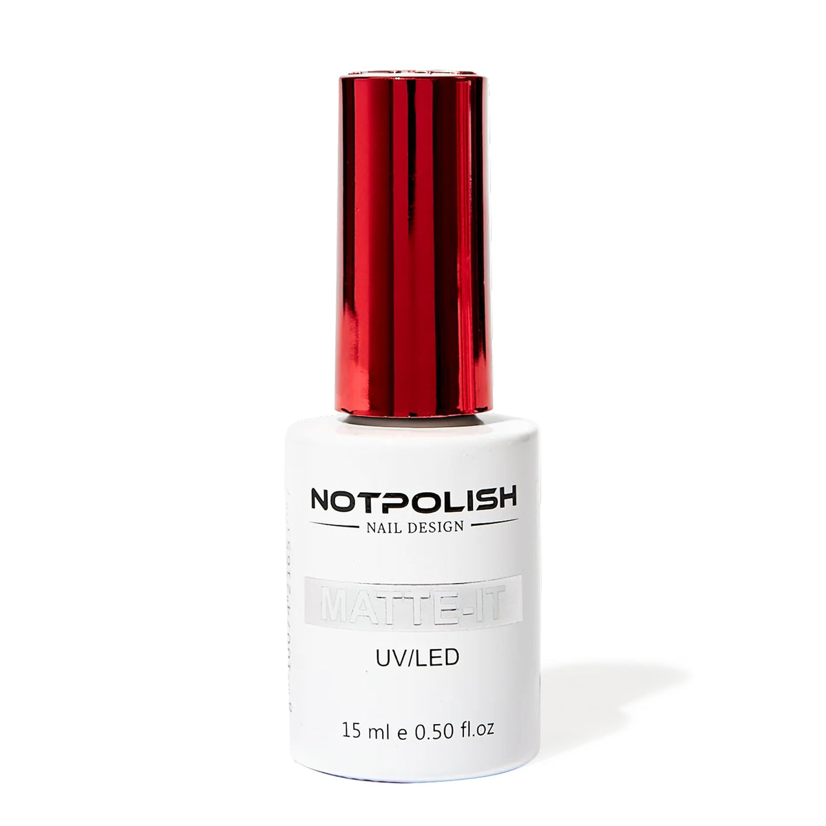 Notpolish Matte-It Gel Top Coat bottle creates velvety matte finish for salon-like nails