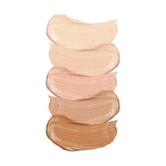 Nouba Staminal Foundation Number 103 brush application close-up showing easy blending.