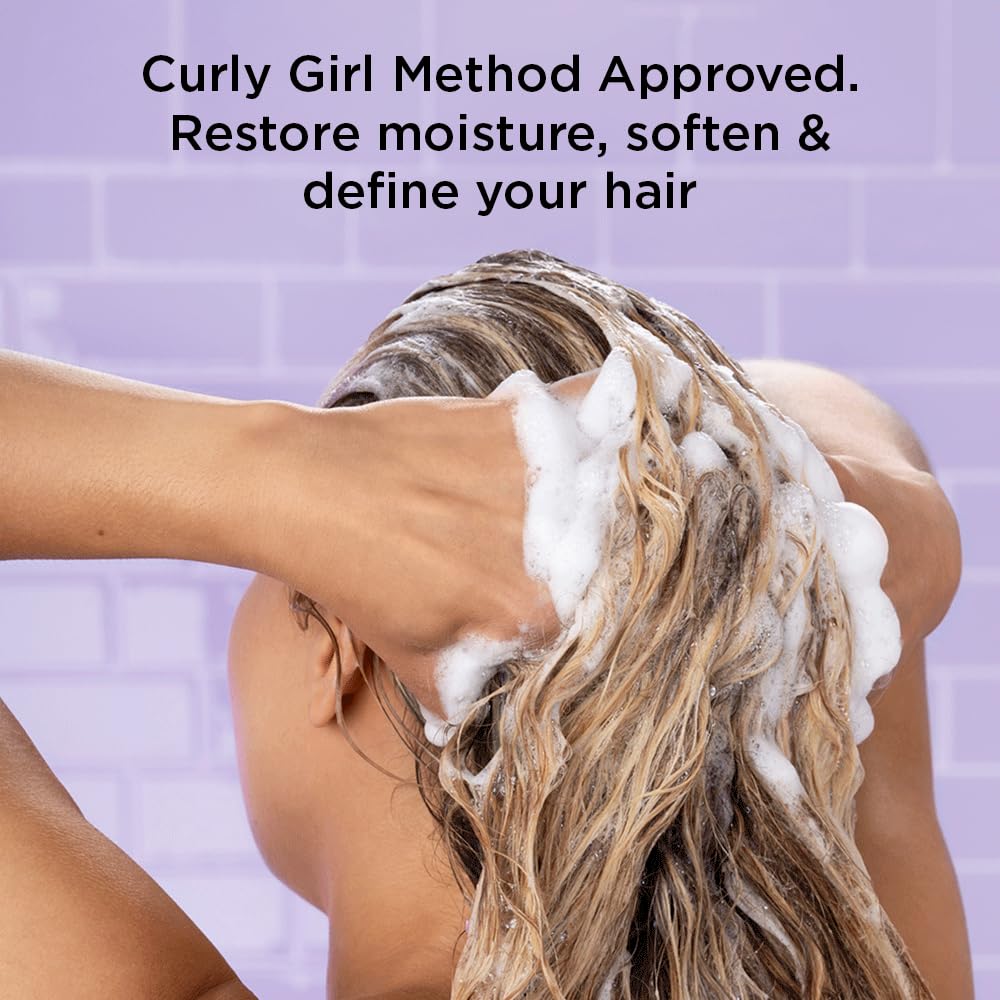 Noughty Wave Hello label back highlights vegan, cruelty-free formula for healthy curls.