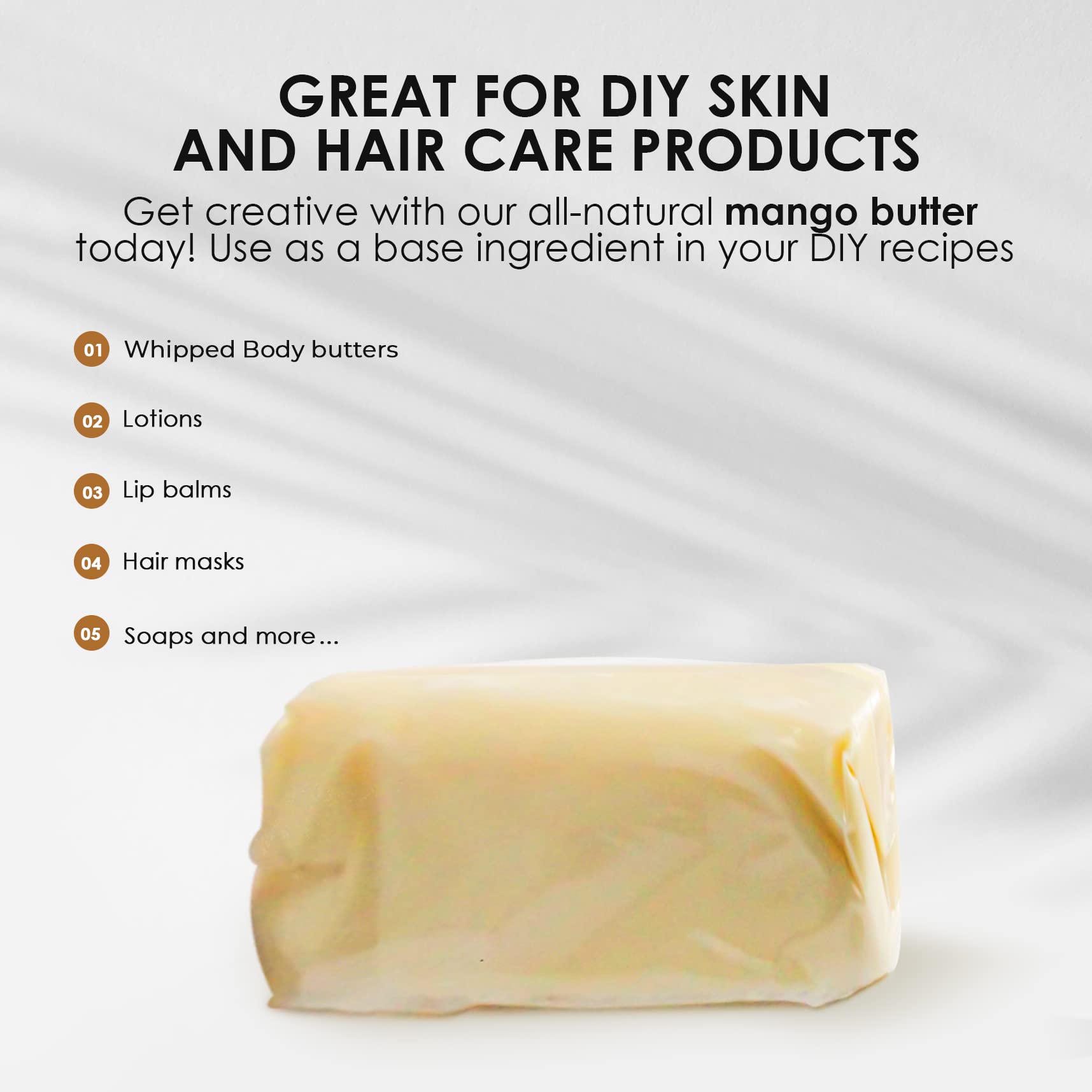 Cream application using Nourichesse mango butter for skin care