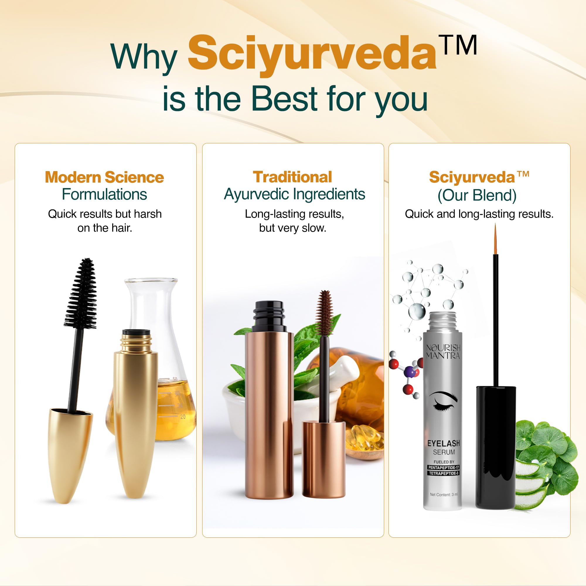 Nourish Mantra daily-use bottle in morning routine on vanity.