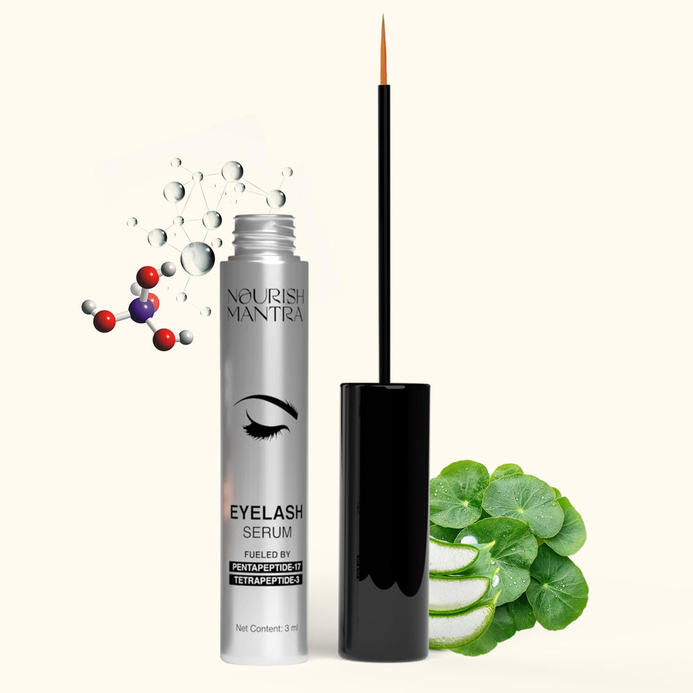 Nourish Mantra results montage hints at length, thickness, and definition over time.