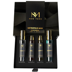 NOURISH MANTRA NM New York Metropolis Man bottle close-up for day-to-night wear