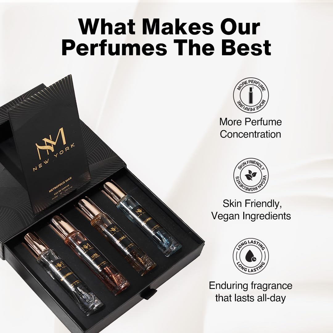 NOURISH MANTRA NM New York Metropolis Man front box showcases elegant packaging
