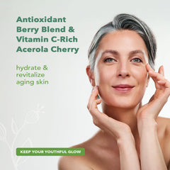 Nourish Organic Face Cleanser washable cotton round included for reusable skincare routines.