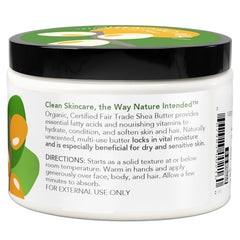 Nourish Organic Shea Butter used on hair to smooth ends.