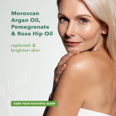 Nourish Organic Washable Cotton Round shown for facial care application.