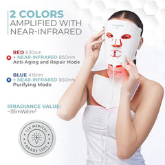 Nourished Bodynskin LED mask red light therapy for smoother skin