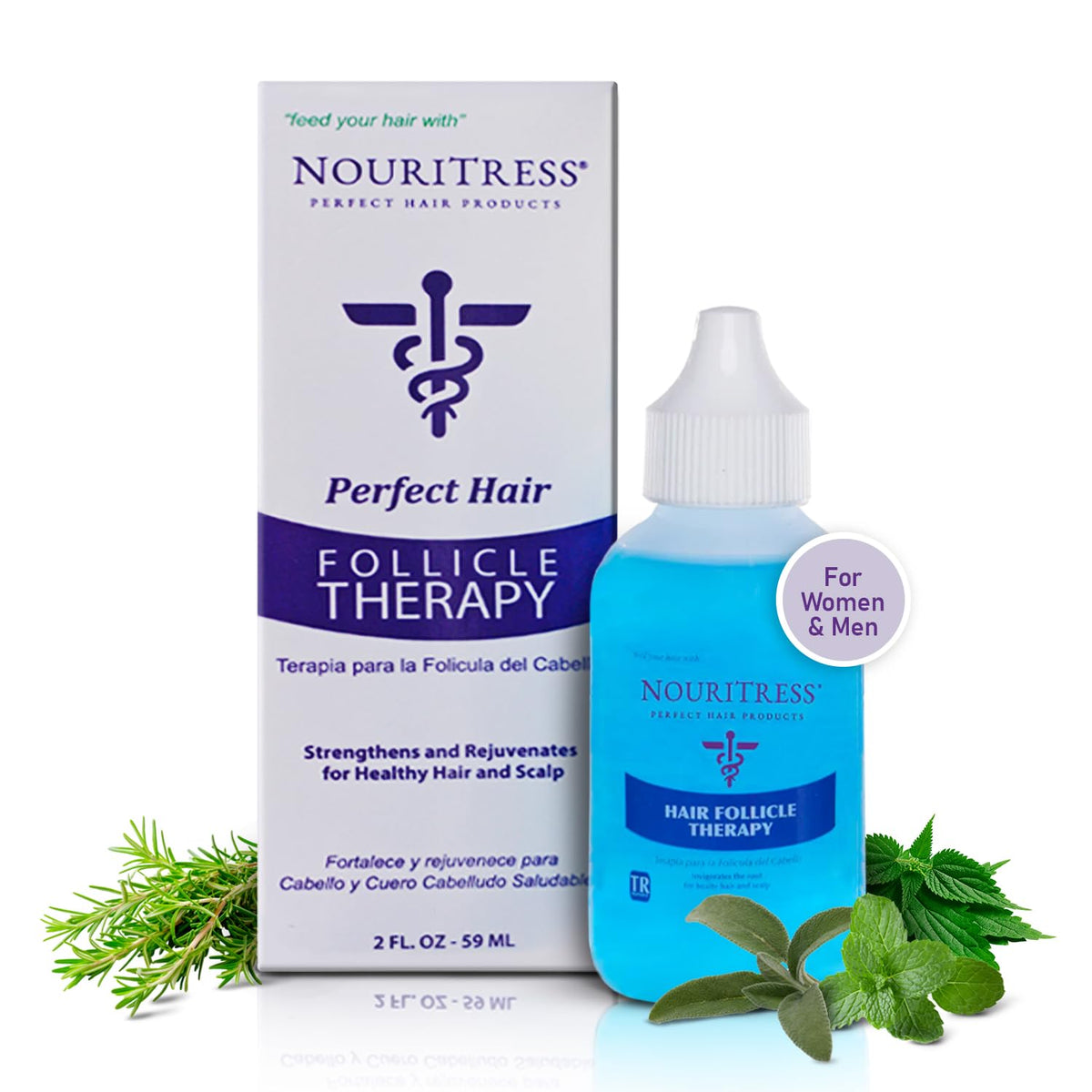NouriTress Hair Follicle Therapy Serum bottle for healthy-looking hair