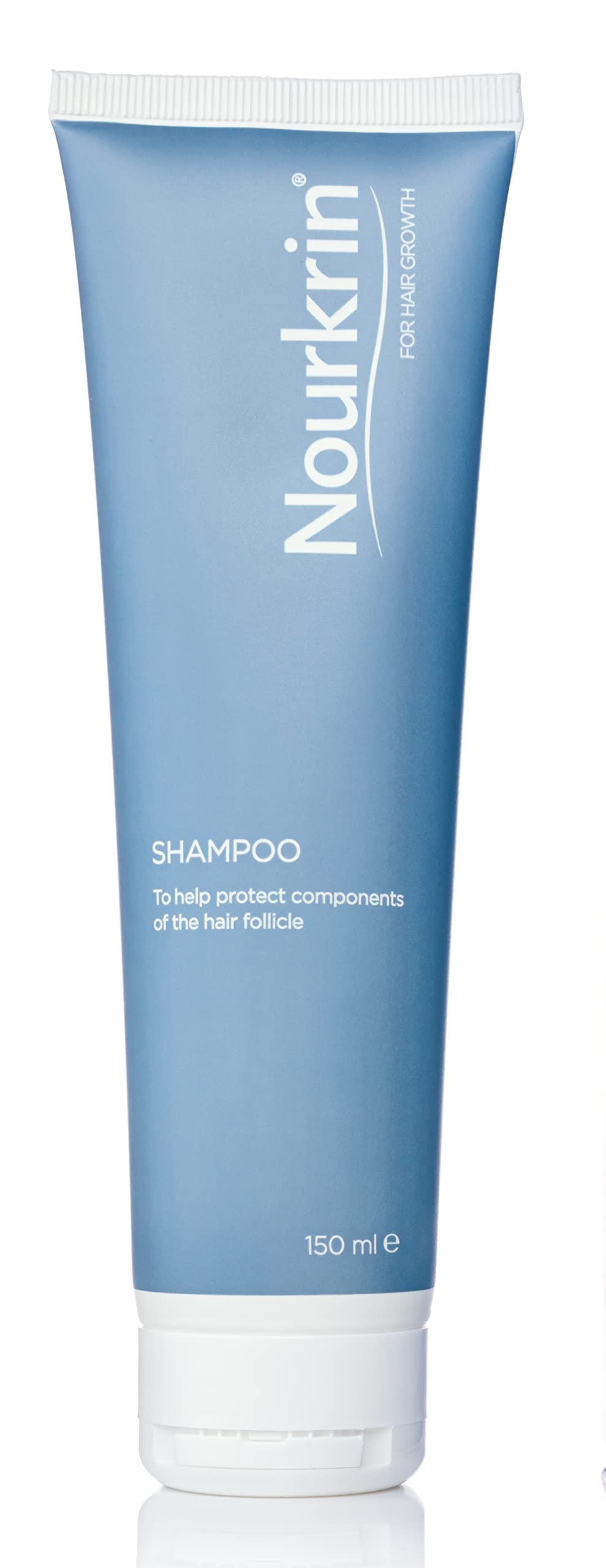 Nourkrin Man hair follicles close-up, visualizing scalp nourishment.
