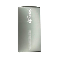 Nourkrin Man shampoo bottle close-up emphasizing gentle cleansing.