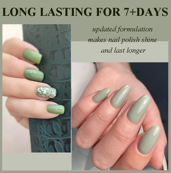 NovaCharm long wear finish can last seven to ten days with layering.