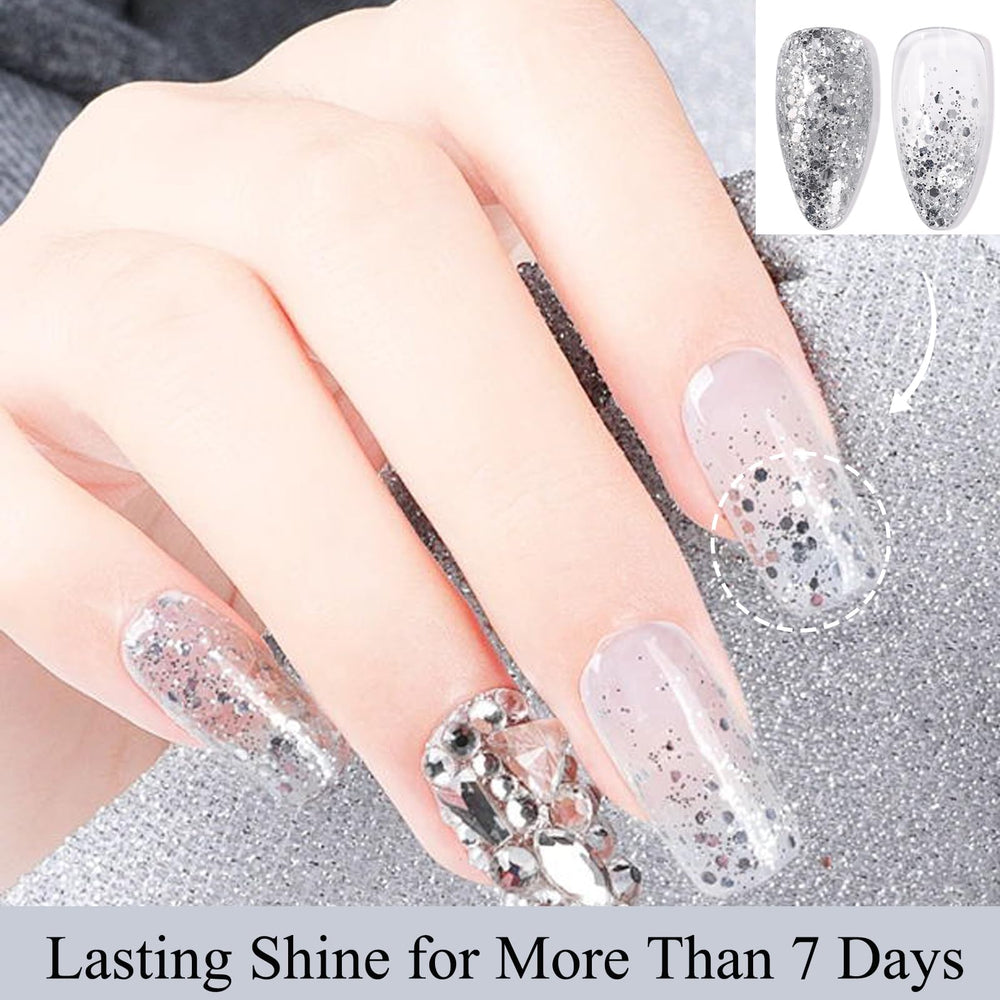 NovaCharm glitter nail polish offers wear that lasts with proper application