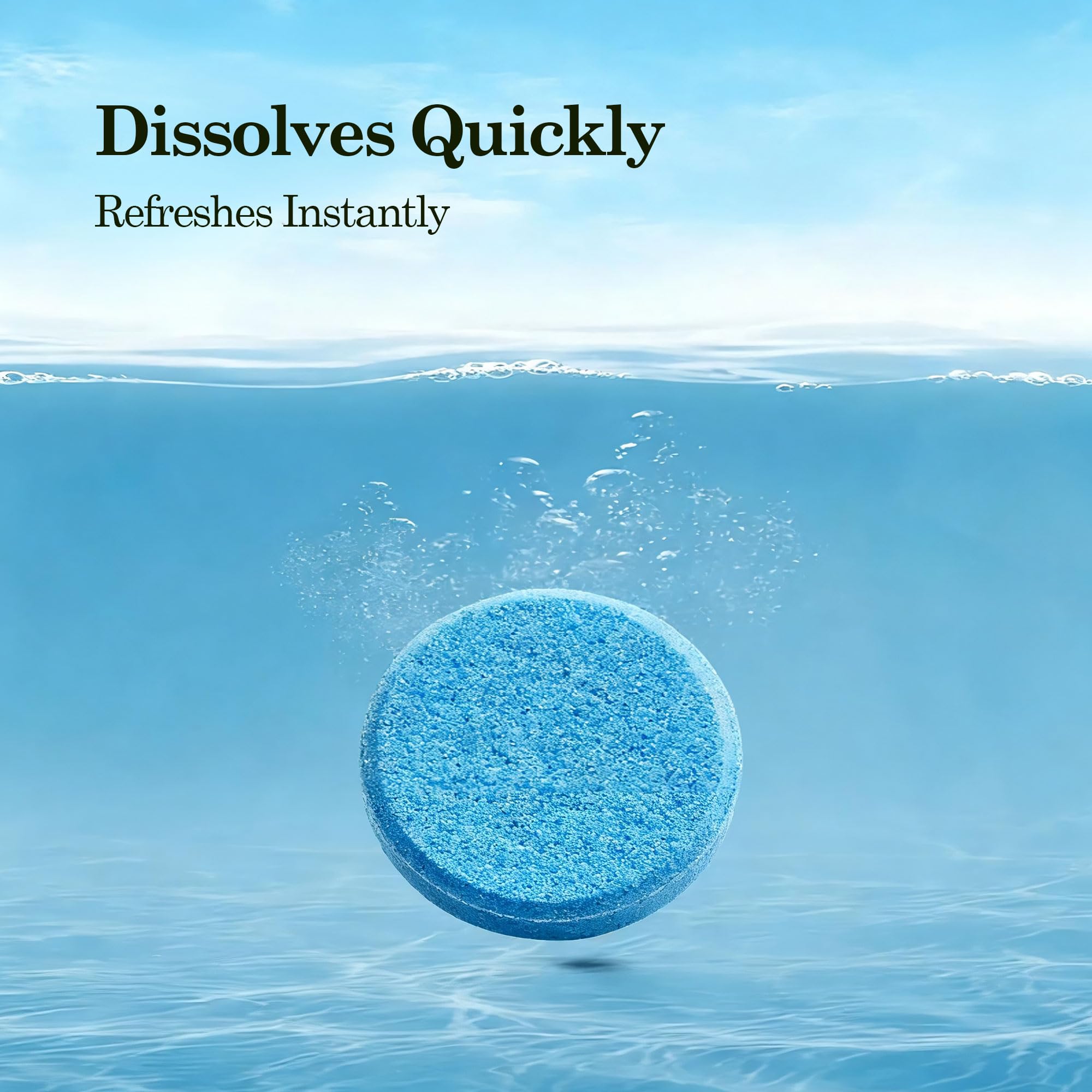 NOVAL mint foot soak tablet ready to elevate your pedicure routine