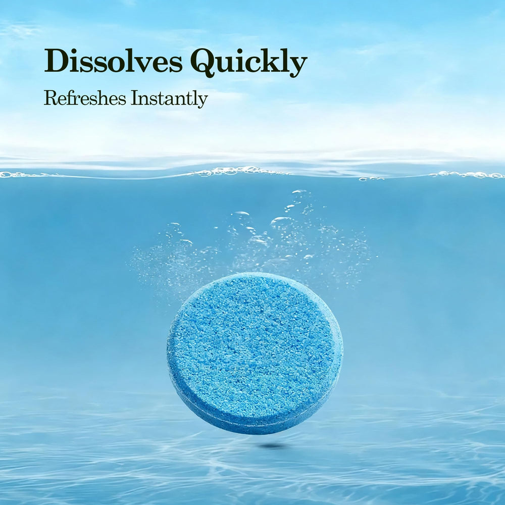 NOVAL mint foot soak tablet ready to elevate your pedicure routine