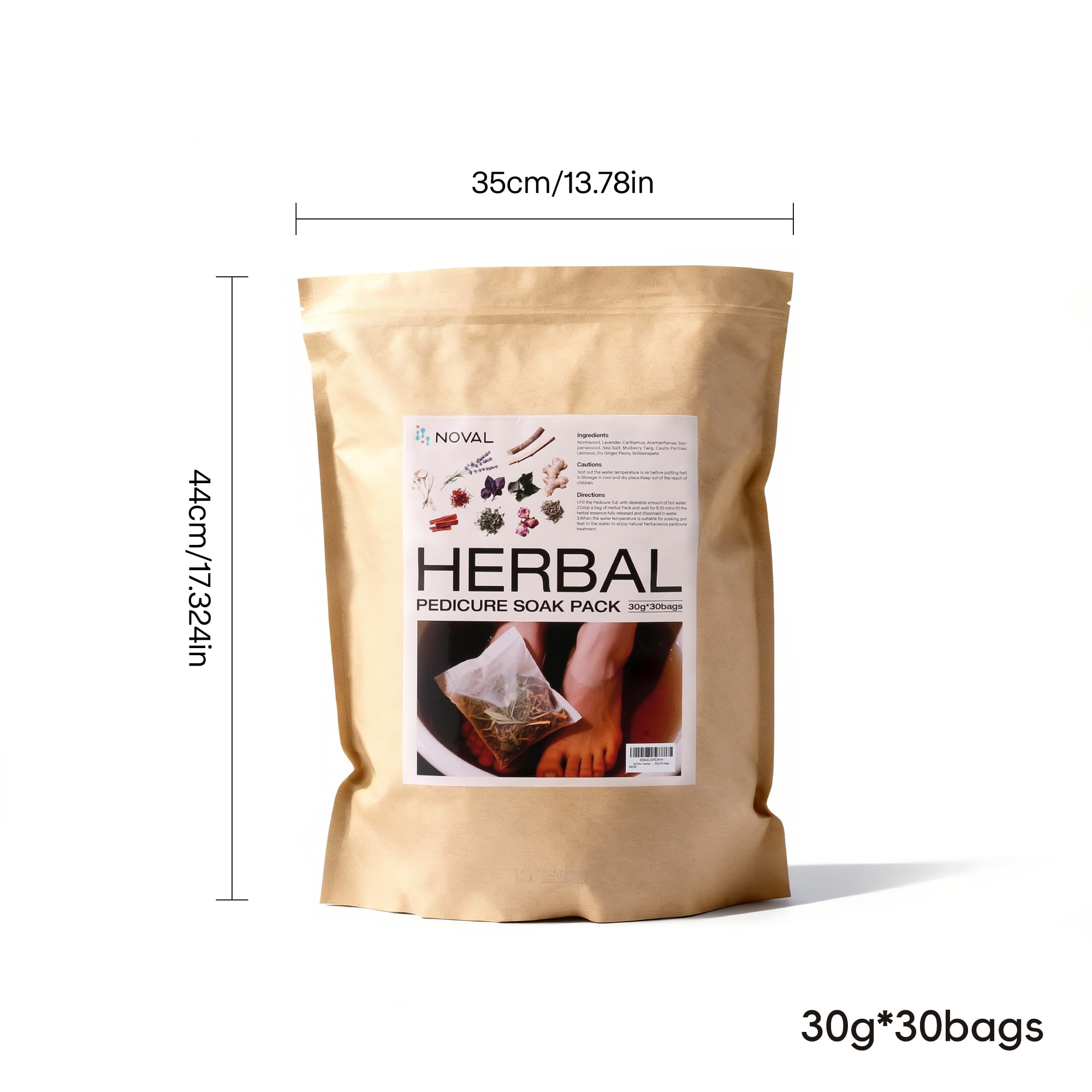 Feet feel soft and refreshed after a NOVAL soak.