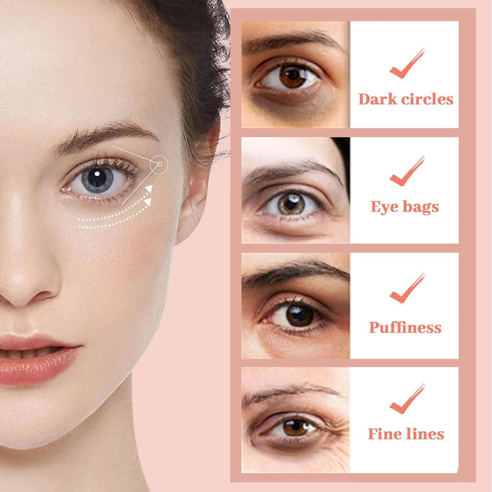 NOVALIFT Kunnozz Micro Eye Patches close-up with active serum ready to hydrate.