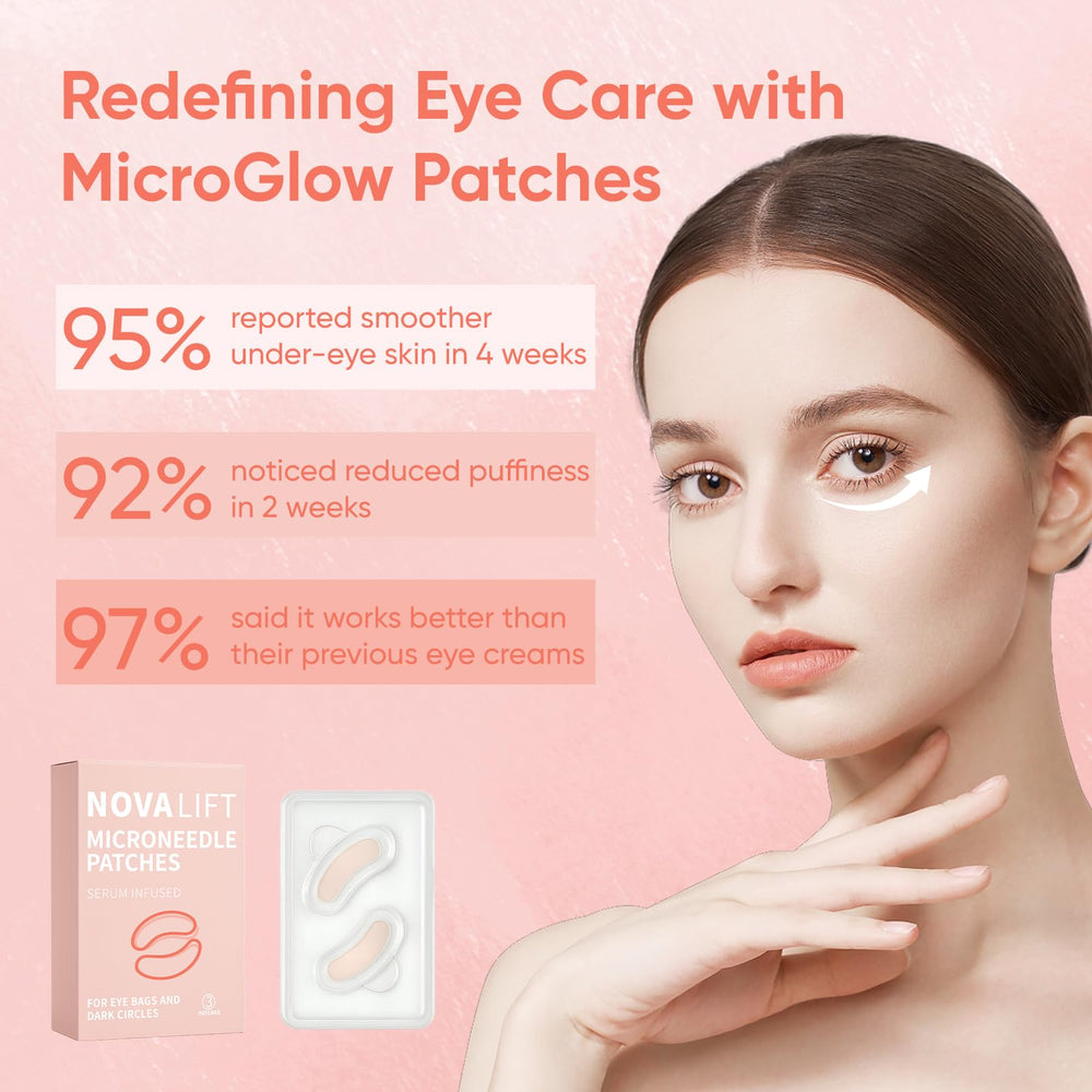 NOVALIFT Micro Eye Patches ready-to-use patch application guides comfortable placement