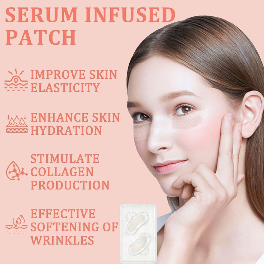 NOVALIFT Micro Eye Patches three-core-ingredients label highlights retinol, hyaluronic acid, collagen