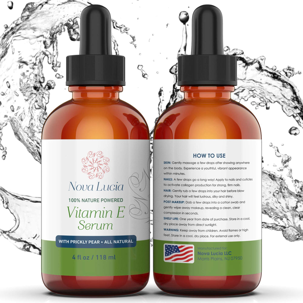 Nova Lucia Vitamin E Oil nourishing nails and elbows for softer texture