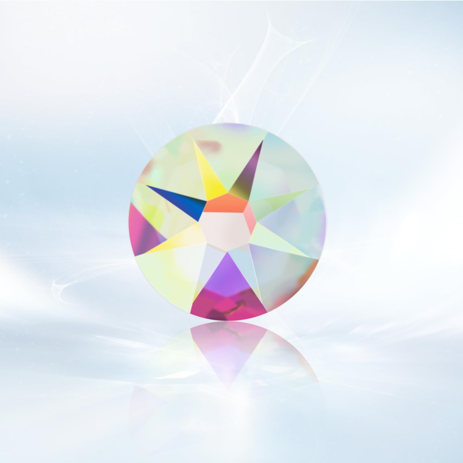 Novani Crystal AB rhinestones pack for nail art and crafts.