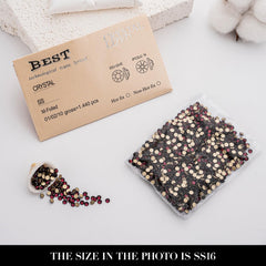 Novani nail art rhinestones ready for glue application on fabrics and crafts.