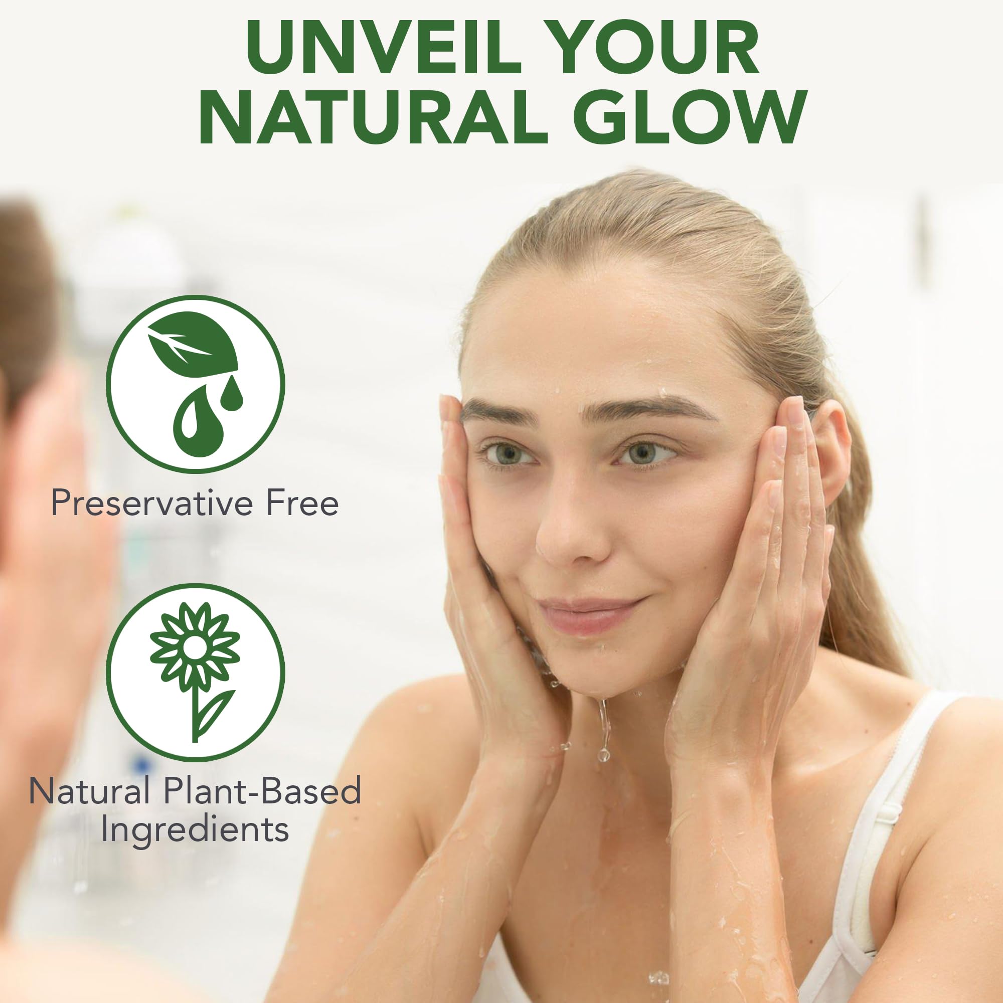 NOVEHA Tea Tree Eyelid Gel Cleanser packaging communicates compact travel-friendly design.