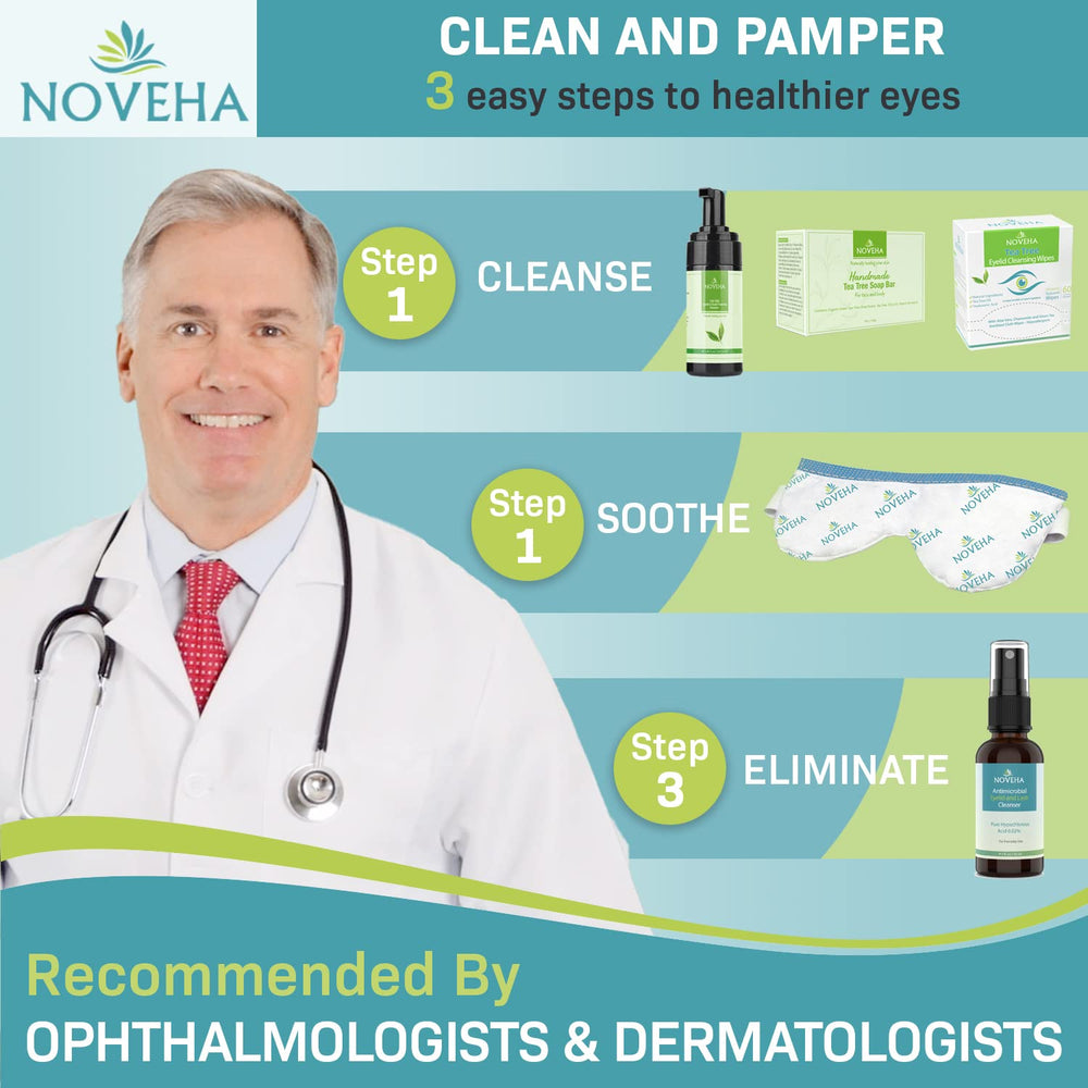 NOVEHA Tea Tree Foaming Cleanser free from SLS and parabens for clean routines.