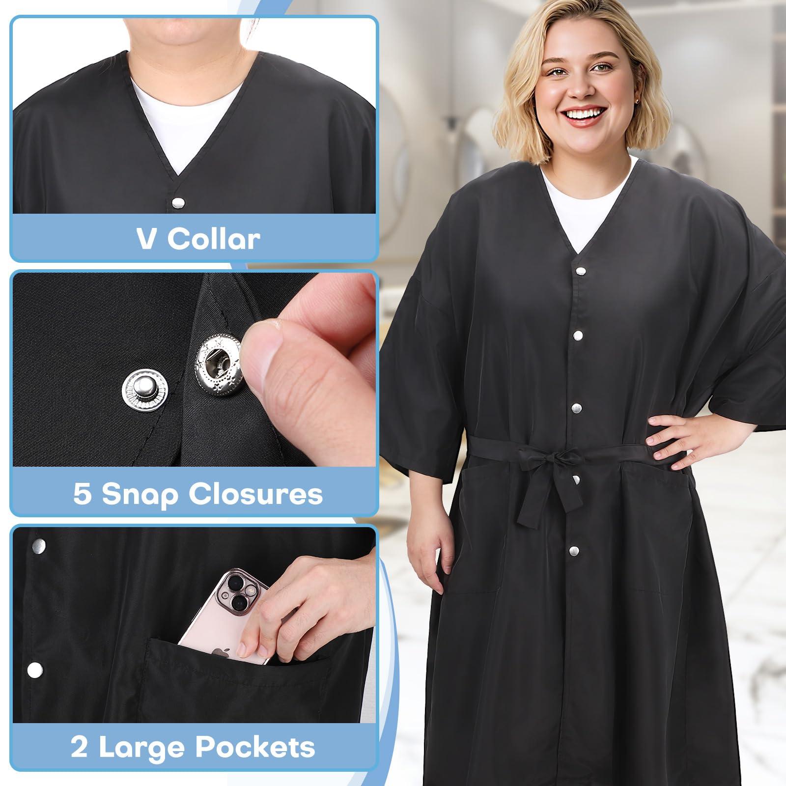 Noverlife cape with two pockets offers convenient storage.