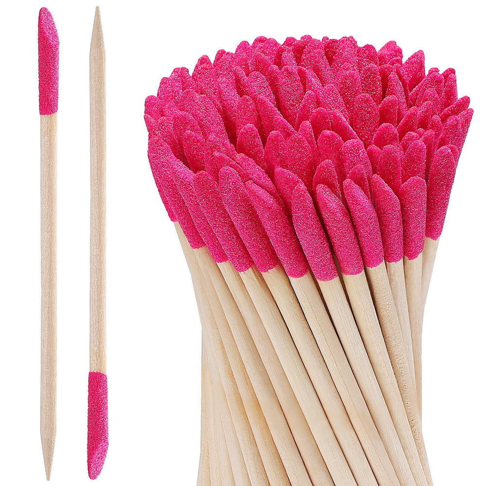 Noverlife disposable pink sanding sticks front view for hygienic mani-pedi