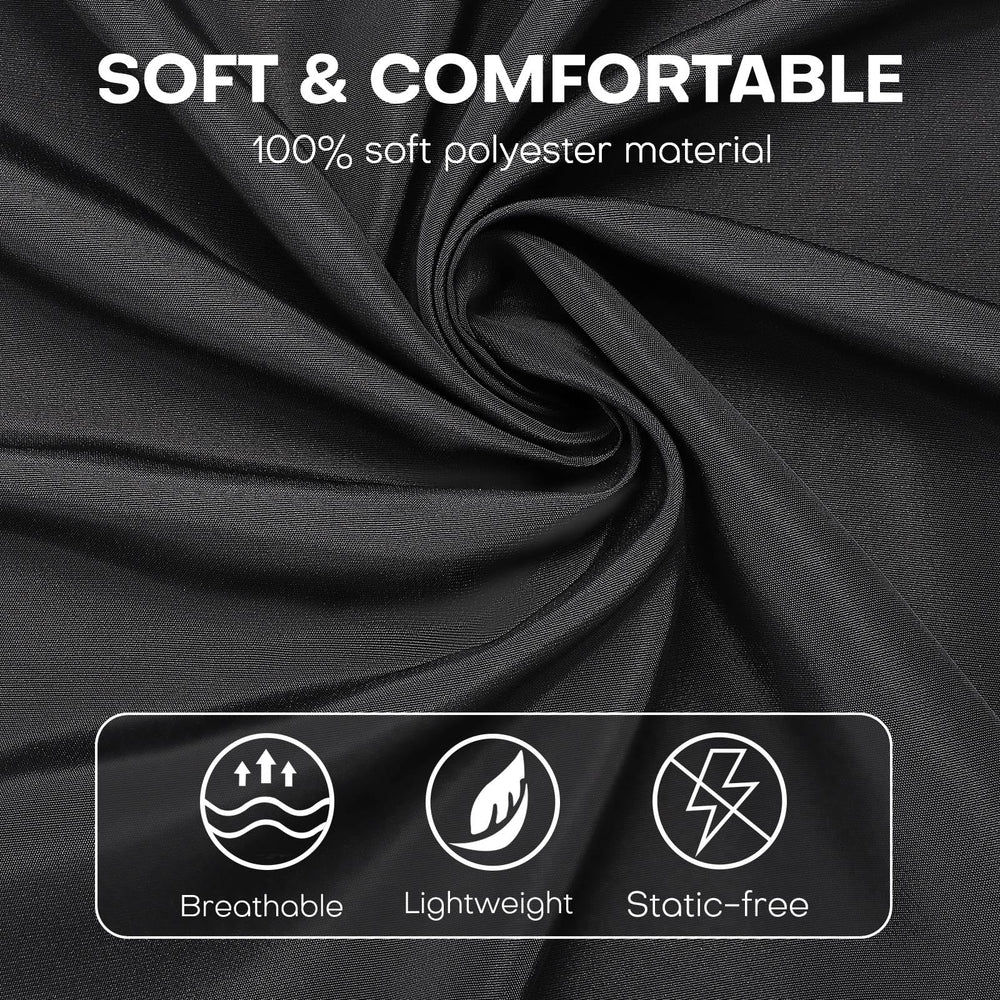 Noverlife cape with snaps and tie ensures secure fit.