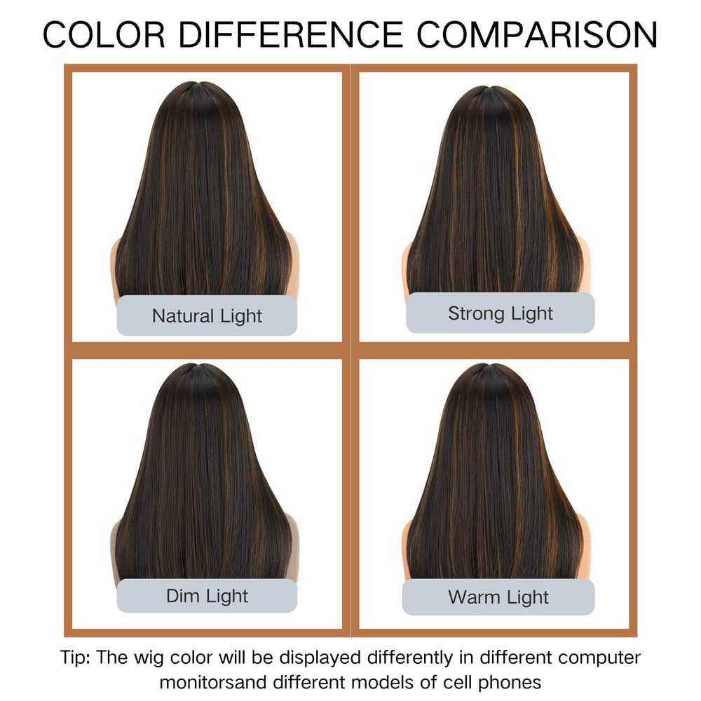 NOVFLKW long 26-inch wig provides dramatic volume and movement.