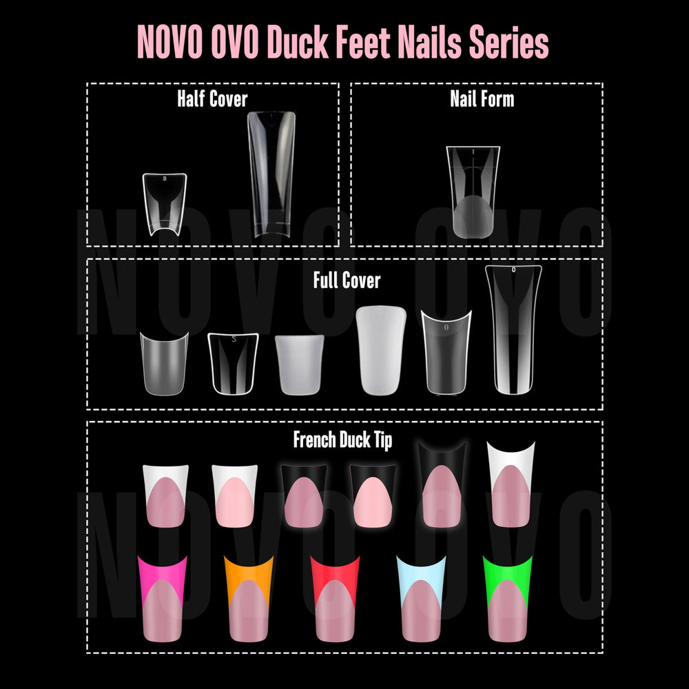 NOVO OVO 360-piece DIY nail system for versatile home manicures
