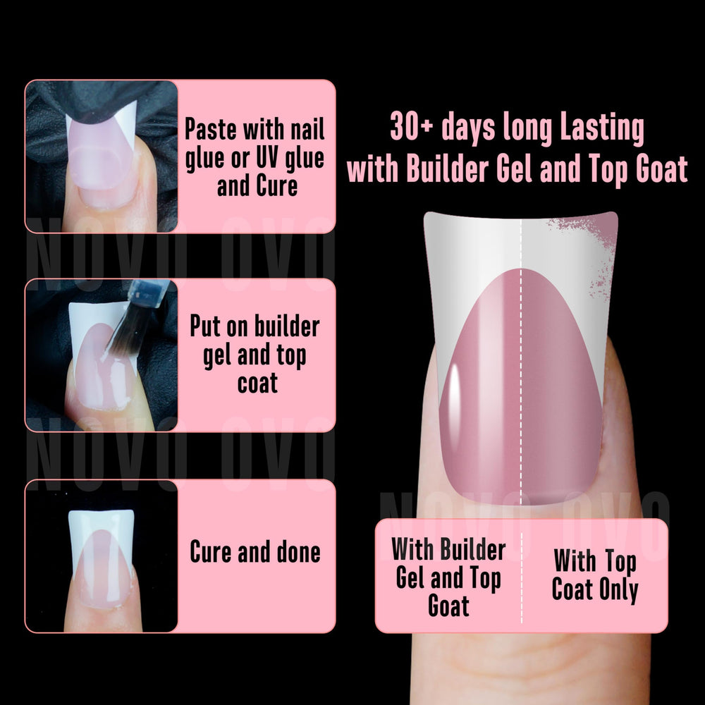 NOVO OVO matte surface nails ideal for simple nail art ideas