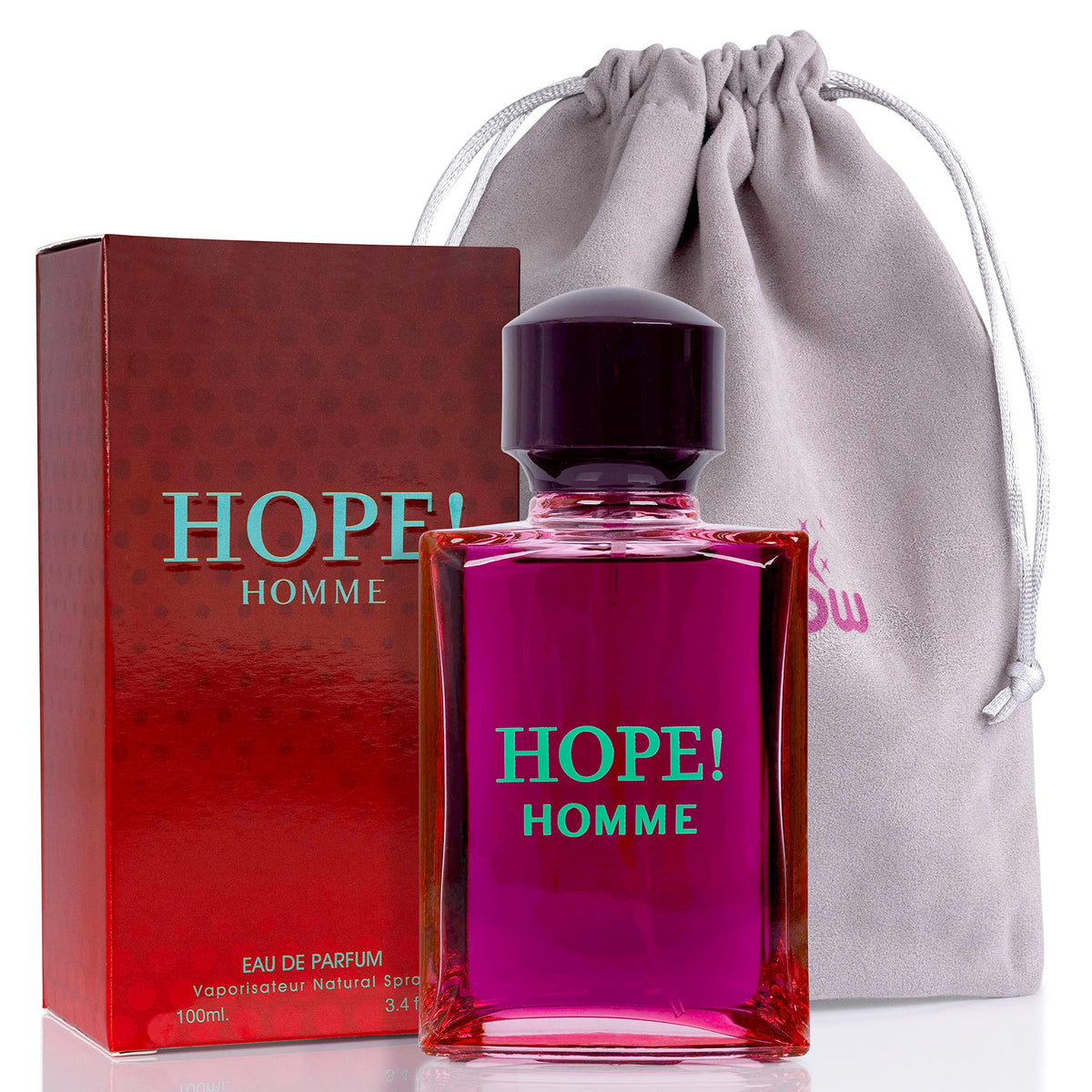 NovoGlow Hope Homme 100ml bottle front, ideal for daily wear.