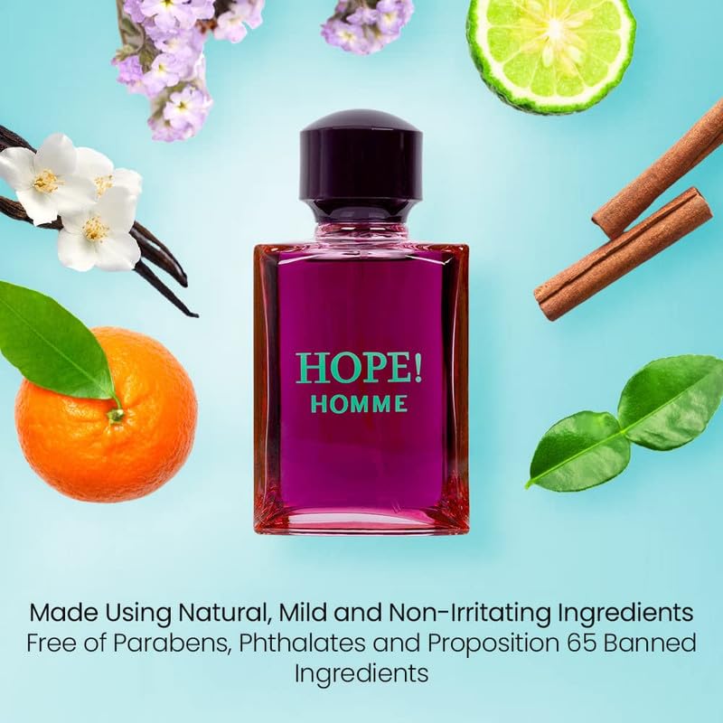 NovoGlow Hope Homme gift-pack display, perfect birthday choice.