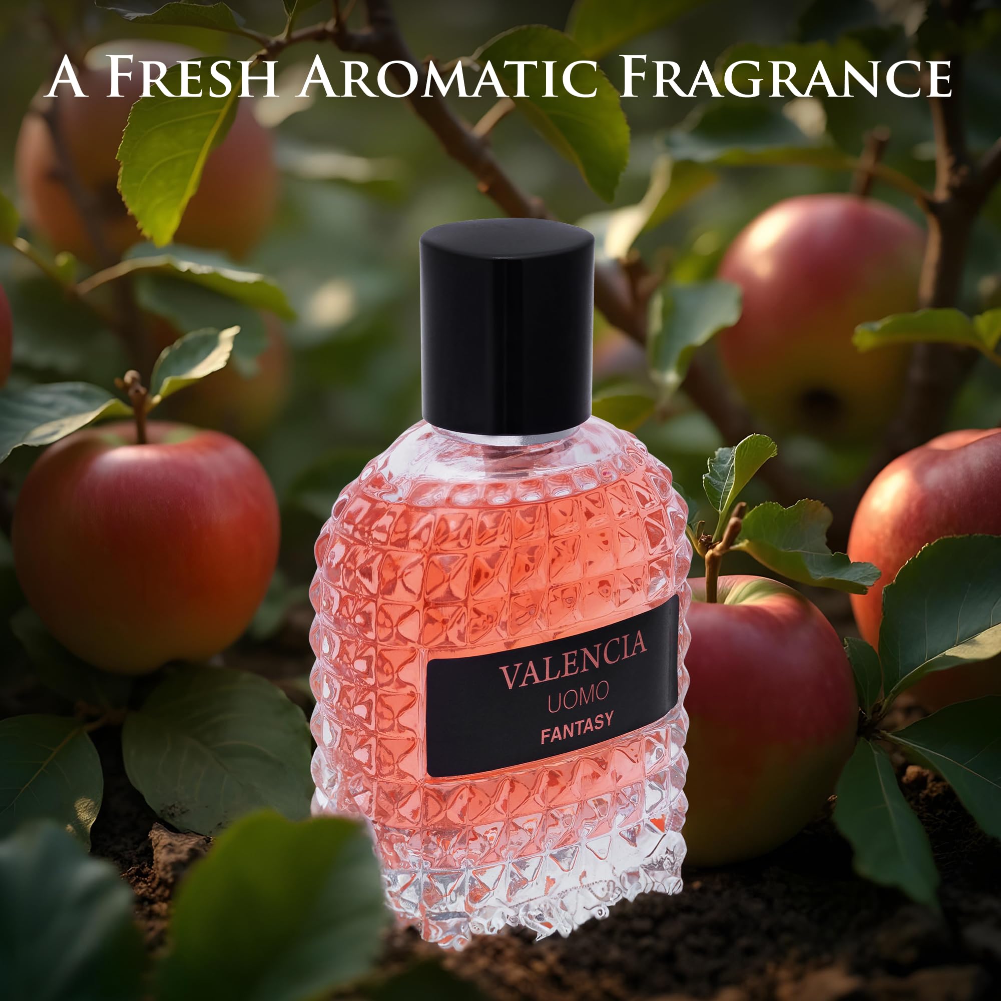 NovoGlow Valencia UOMO Fantasy spray action, smooth application with a lasting impression.