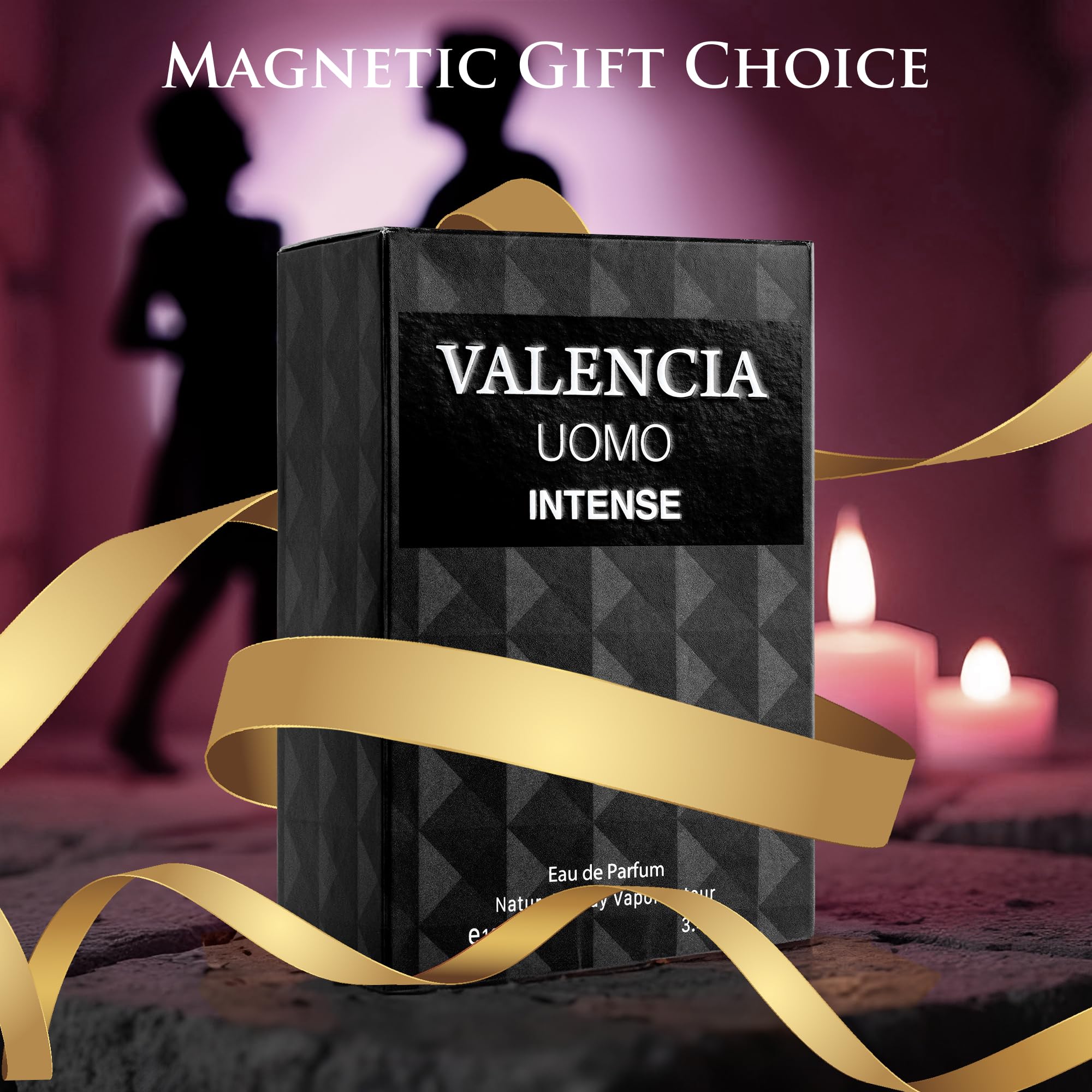 NovoGlow Valencia UOMO Intense lifestyle scene with confident man on date night.