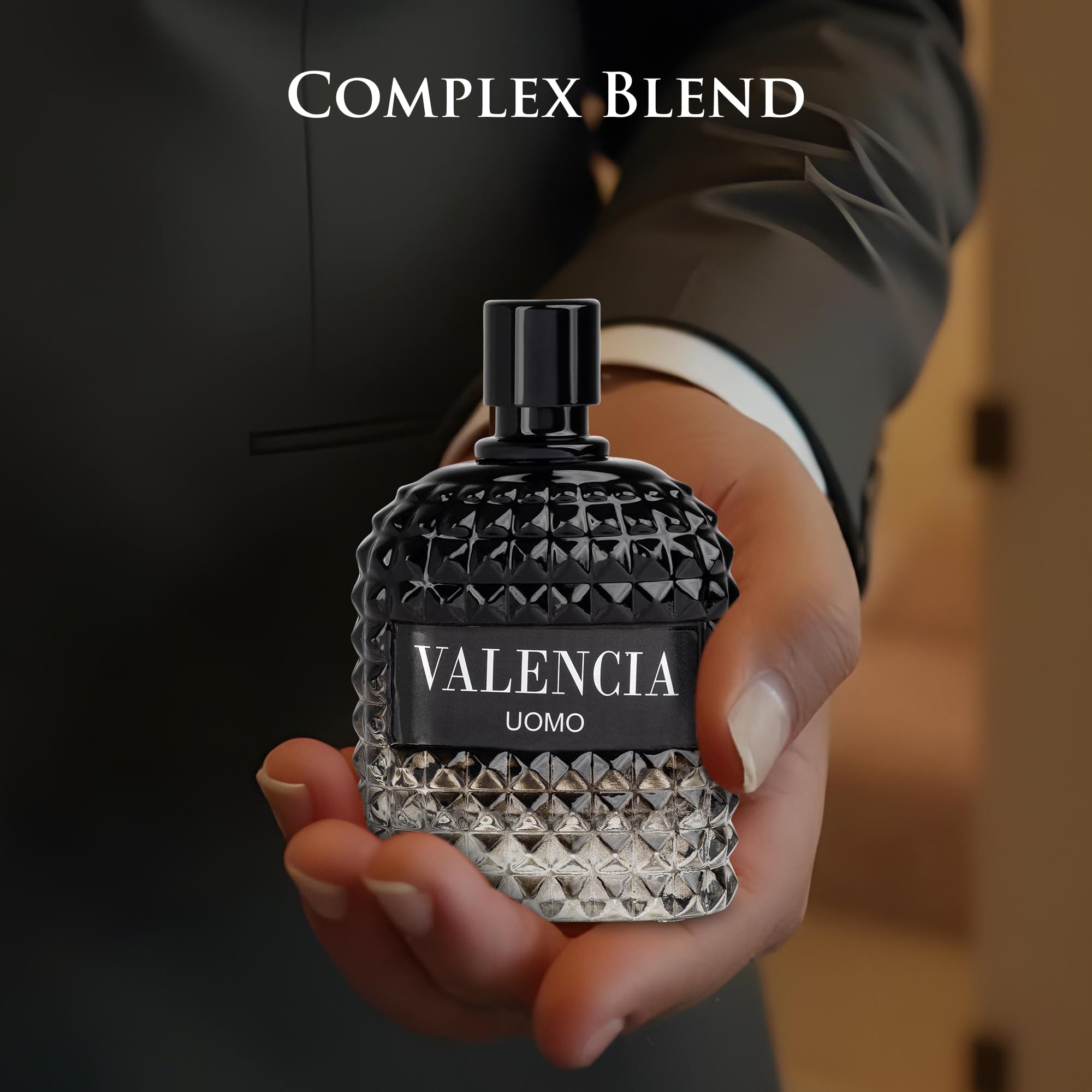 NovoGlow Valencia UOMO sage vetiver base suggests versatile, confident wear