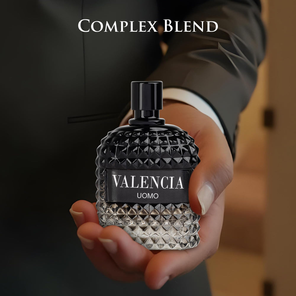 NovoGlow Valencia UOMO sage vetiver base suggests versatile, confident wear