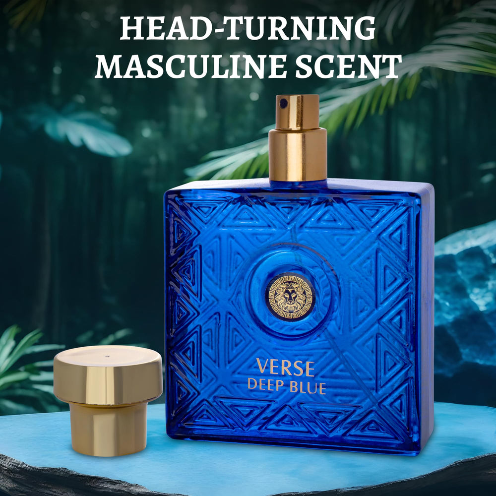Gift box idea featuring NovoGlow Verse Deep Blue for a striking present.