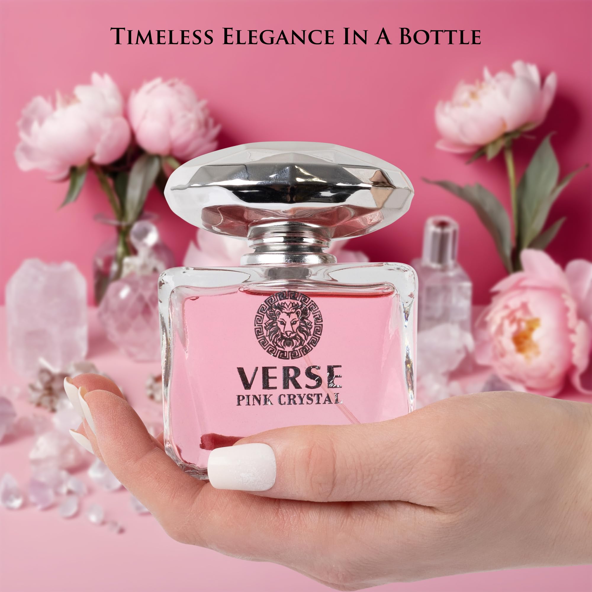 NovoGlow Verse Pink Crystal top-notes hint pomegranate and yuzu
