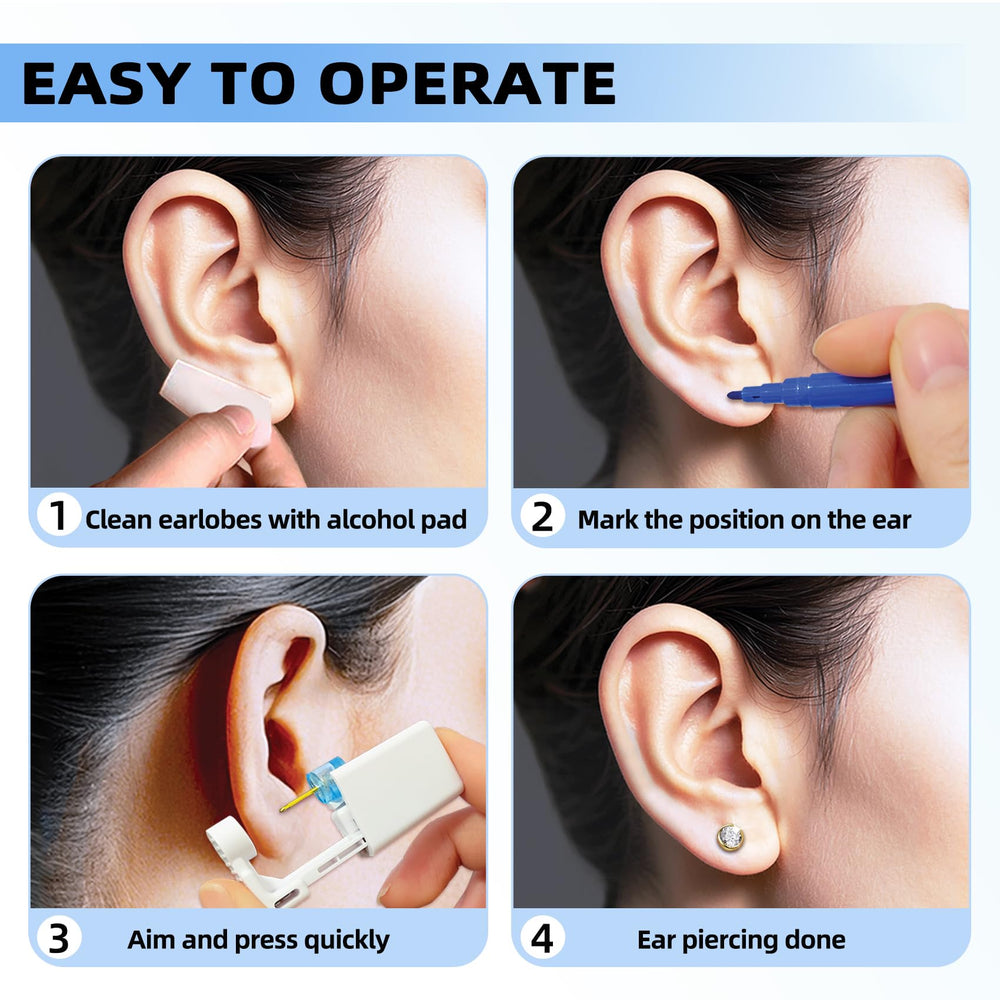Novopiercing sterilized cleaning pads for hygienic post-piercing care.