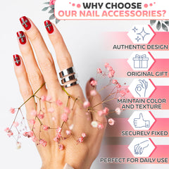 Novsix cross nail art gems add a modern shimmer to any manicure.
