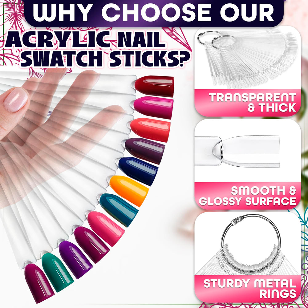 Novsix durable plastic swatches ensure smooth color application